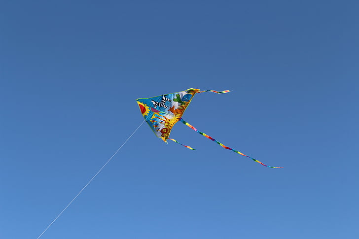 sky, kite flying, dragon, game, fun, cant