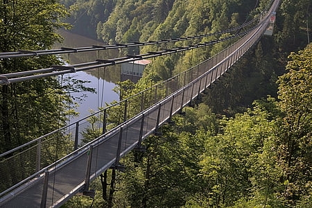 最长的步行吊桥, rappbodetalsperre, 树脂, 世界纪录