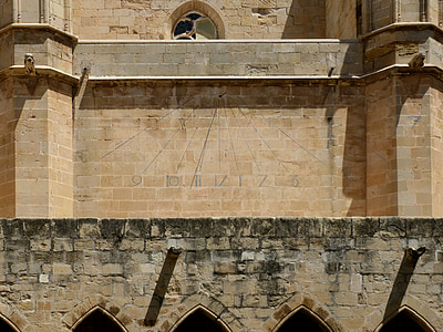 zegar słoneczny, Katedra, Tortosa, Gotyk