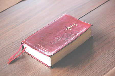 llibre, Bíblia, vell, document, pàgines, testimoni, religió