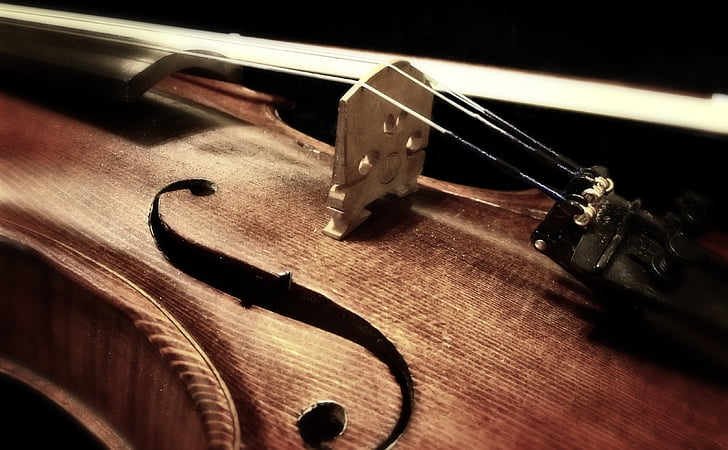 glasba, glasbilo, violina, ni ljudi, staromodna, v zaprtih prostorih, Povečava