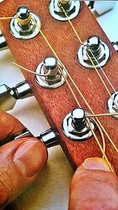 Guitarra, cadenas, voces, cuerdas de tensión, dedo, cadenas de acero, cuerdas de nylon