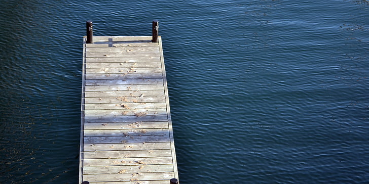 Dock, vann, Toronto, Ontario, havn, havnefronten, landskapet