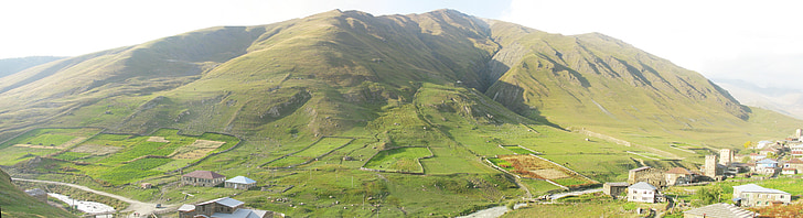 Georgia, kylästä, maisema, Panorama, Luonto, Village