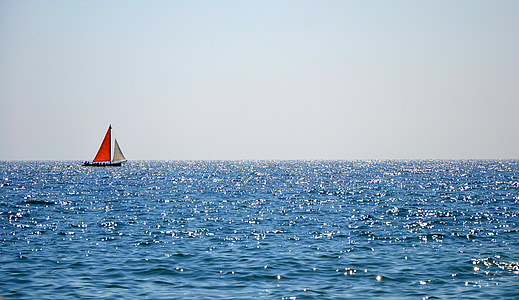 båt, vatten, Svarta havet, sommar, resor, havet, naturen