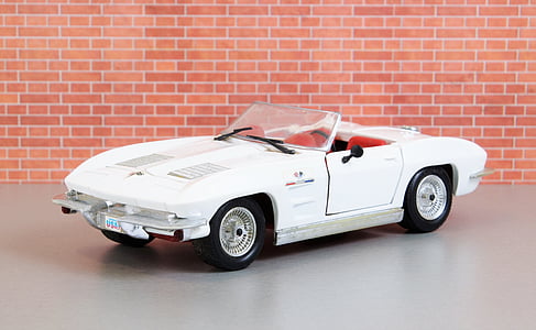 Modelos Coches, Corbeta, stingray Corvette, Automático, antiguo, coche de juguete, Estados Unidos