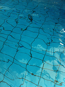 debaixo d'água, água, azul, Verão, Claro, piscina, onda