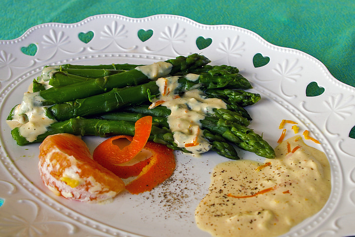 asparagus, italy, piemonte, piedmont, typical recipe, orange, oranges