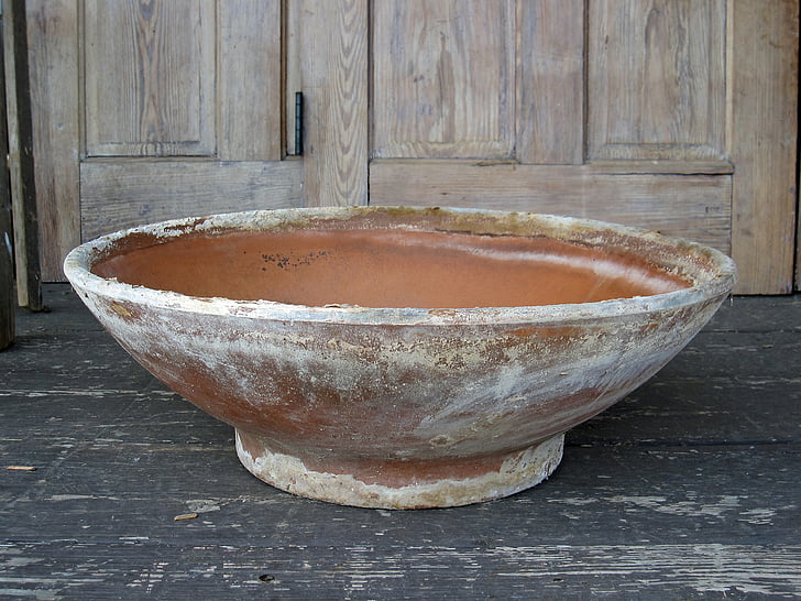 background, clay, bowl