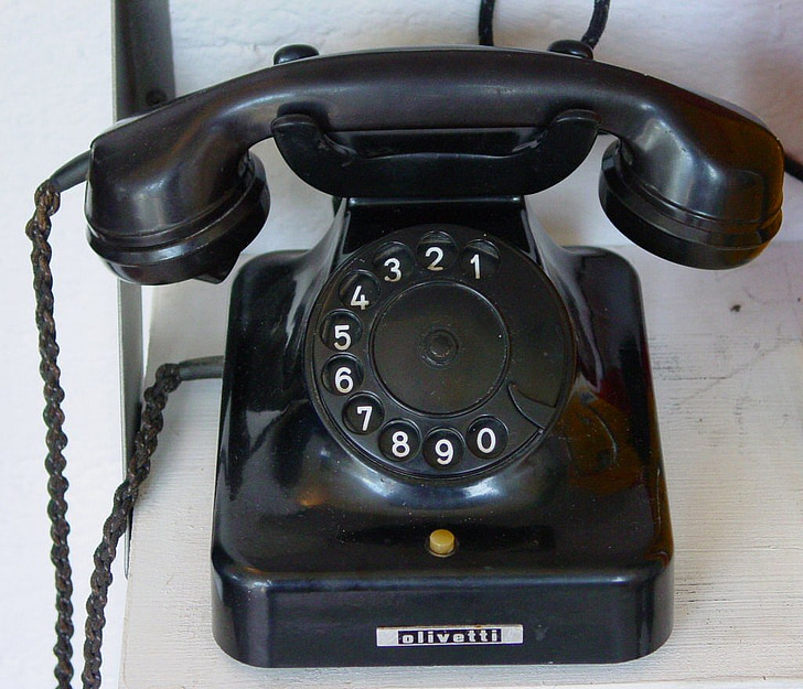 τηλέφωνο, τηλέφωνο, συσκευές, παλιά, ακροατές, Επιλέξτε, μέσω τηλεφώνου