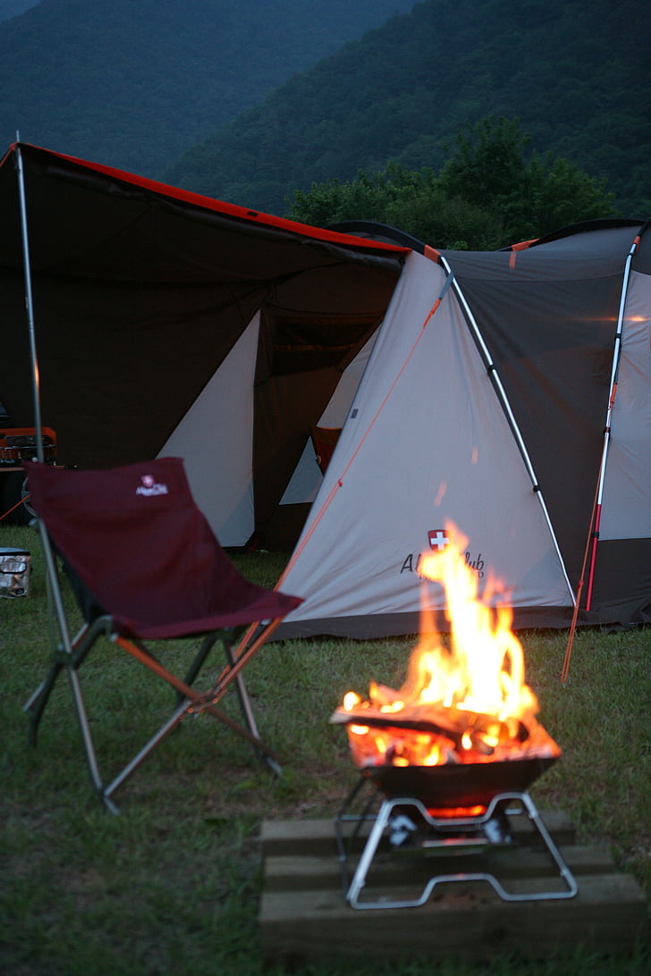 palo, Kokko, Camping