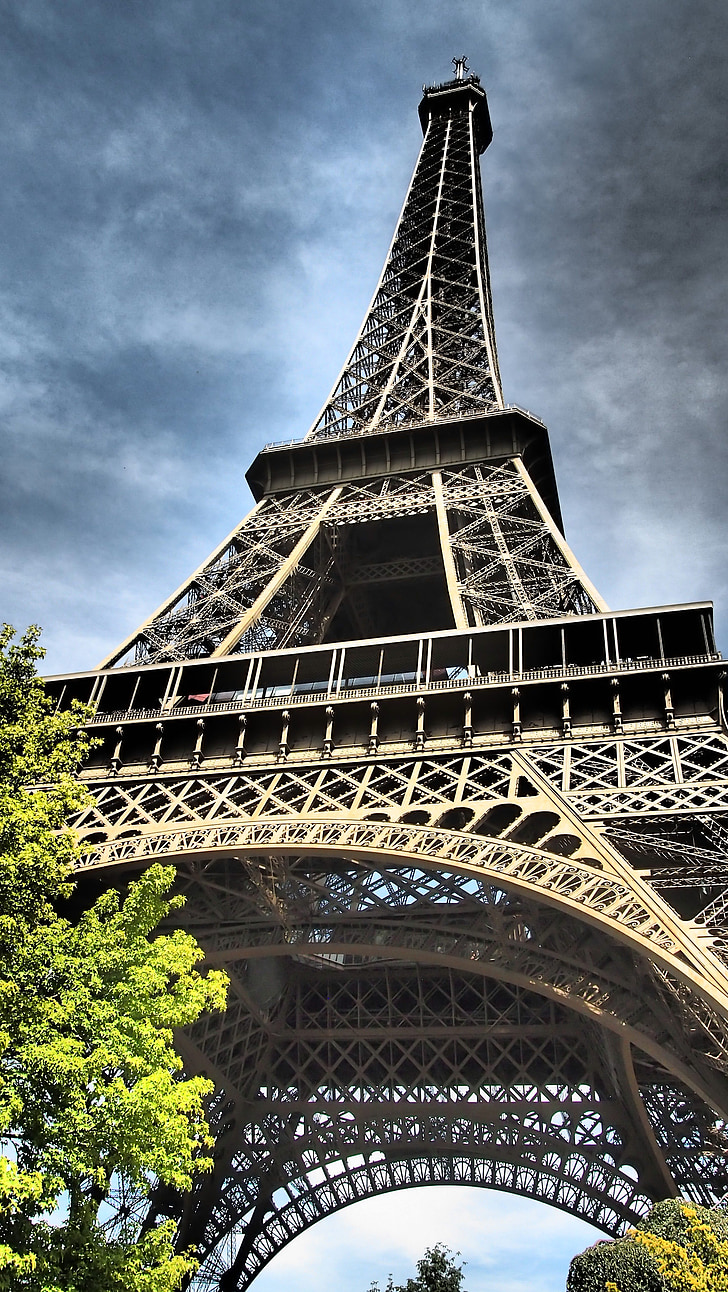 Париж, Айфеловата кула, места на интереси, век изложение, Skyline