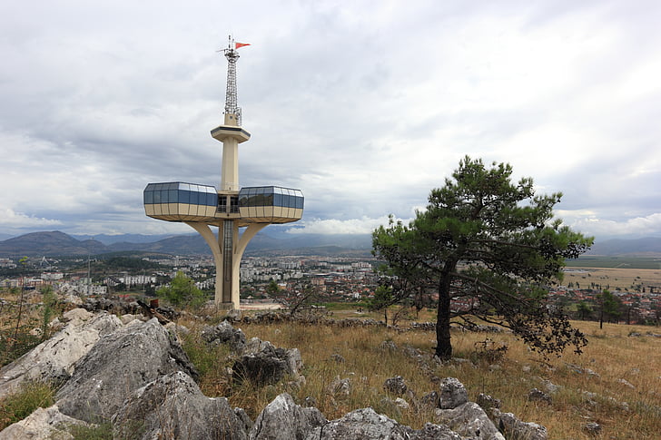 Čierna Hora, Podgorica, komunikácia, veža, prenos