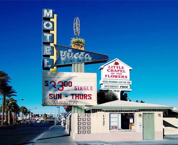 Motel, Amèrica, casa, Estats Units, Carol m highsmith, Las vegas, Nevada