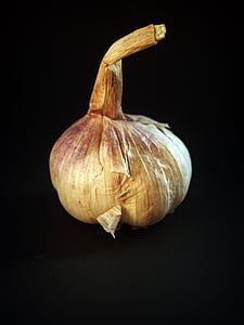 garlic, meals, white, clove, seasoning, closeup, isolated