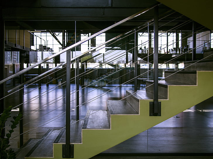 europe, tekwill, office, co-working, space, stairs, glass