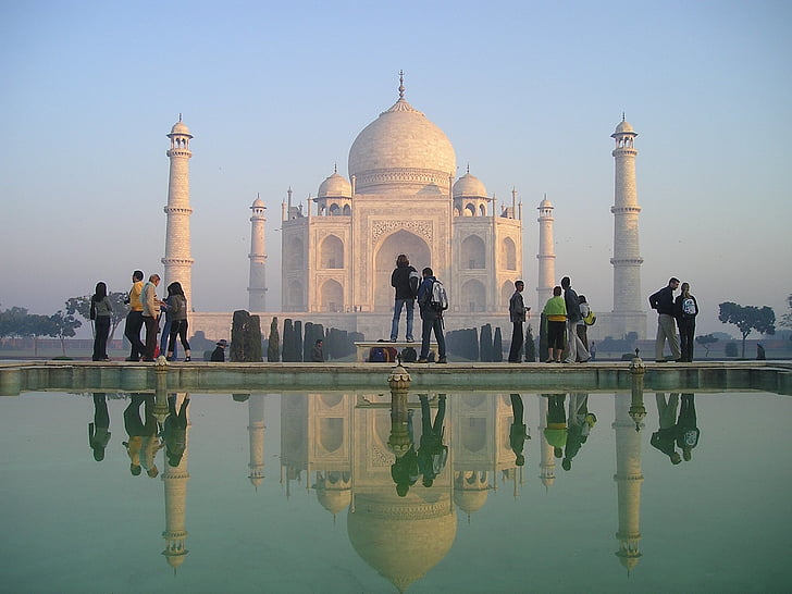 India, Taj, Mahal, Agra, Tempio, tomba, tomba