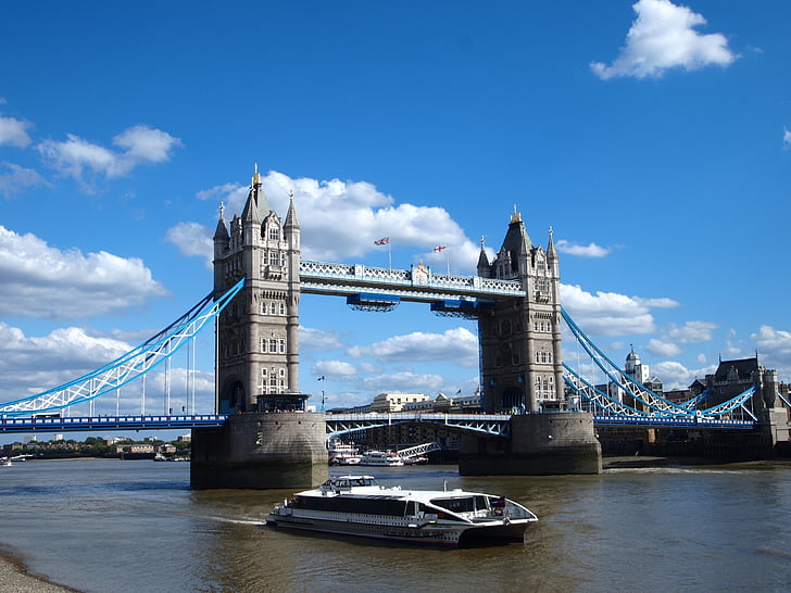 Lielbritānija, London, Thames, Tower bridge, river thames, tilts, reizes