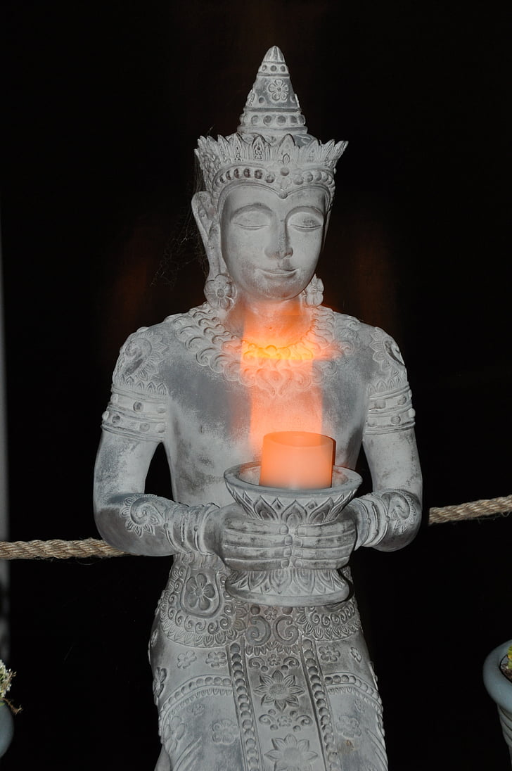 Buda, religiosos, Temple, veneració, llum, l'Índia