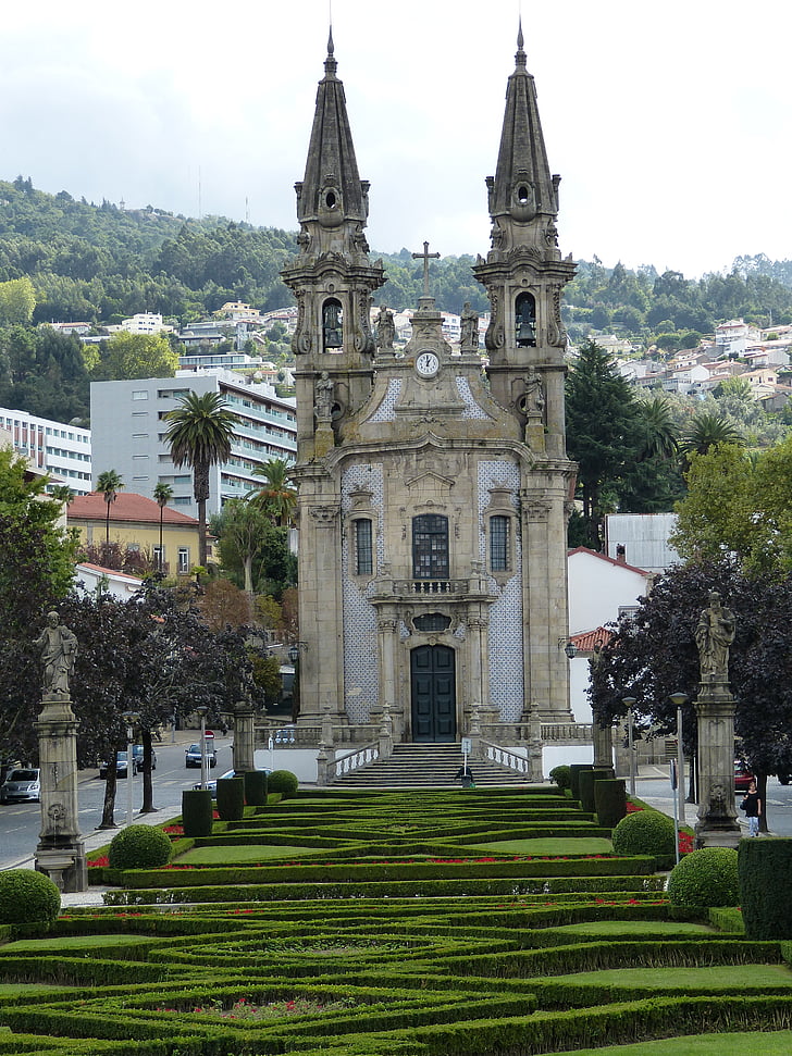 Guimaraes, Portugal, ciudad, casco antiguo, históricamente, Turismo, Iglesia