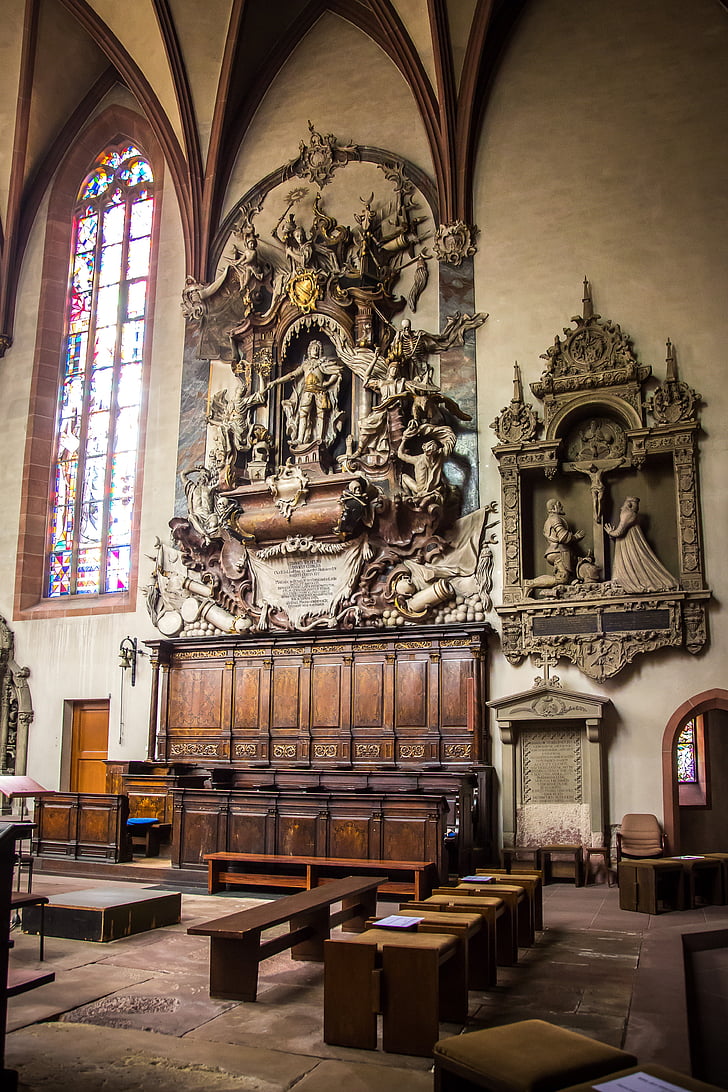 Baden Badenin, Stiftskirche-kirkko, Basilica, muistokirjoitus, Ludwig wilhelm Baden
