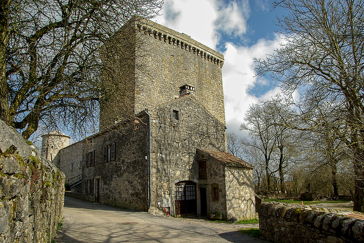 Cévennes, village médiéval, Lane, fortifications