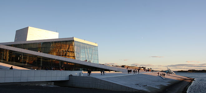 Norja, Oslo, Opera, oopperatalo, arkkitehtuuri