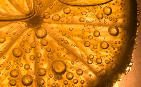 Lime, Wasser, Bubbles, Makro, Licht, Detail, Hintergrund