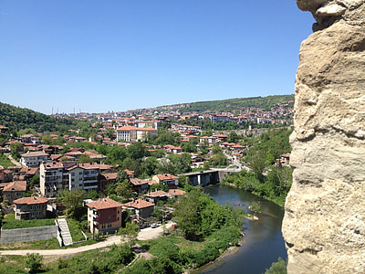 Sarajevo, floden, staden, staden, gamla staden