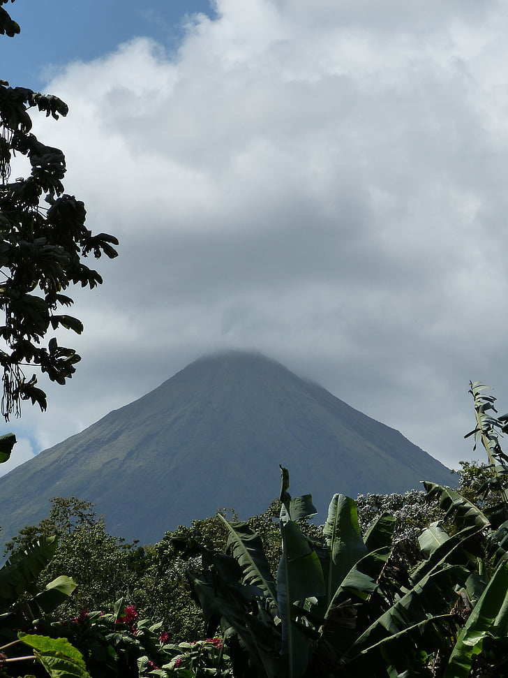 вулкан, Аренал, планински, Коста Рика, Централна Америка, тропически, тропиците