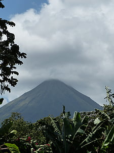 volcà, Arenal, muntanya, Costa rica, Amèrica central, tropical, tròpics