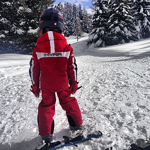 sne, barn, skiløb, Mountain, vinter, Dolomitterne, Dolomiti superski