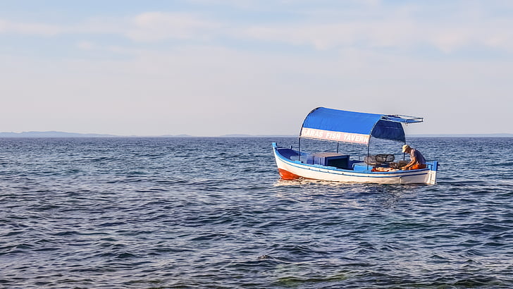 rybářský člun, Rybaření, tradiční, rybář, Já?, Středomořská, Kypr
