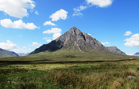 scotland, scottish mountain, glencoe, scenic, landscape, mountain, cloud - sky