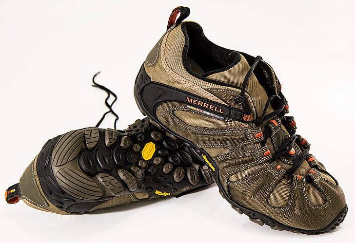 shoes, footwear, hiking shoes, walking, outdoor, sport, pair