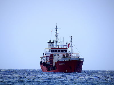 de la nave, mar, carga, agua, barco, mar Egeo, Grecia