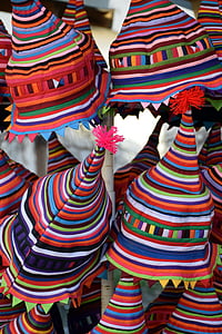 hoeden, etnisch, Boedapest, hugary, Hongaars, traditionele, mode
