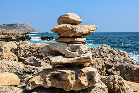 камені, шлях знак, слід природи, Cavo greko, Національний парк, стежка, Піші прогулянки