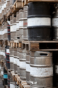 barrel, barrels, metal, alcohol, container, steel, beer