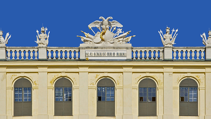 Viena, Áustria, Royal, arquitetura, Marco, escultura, céu