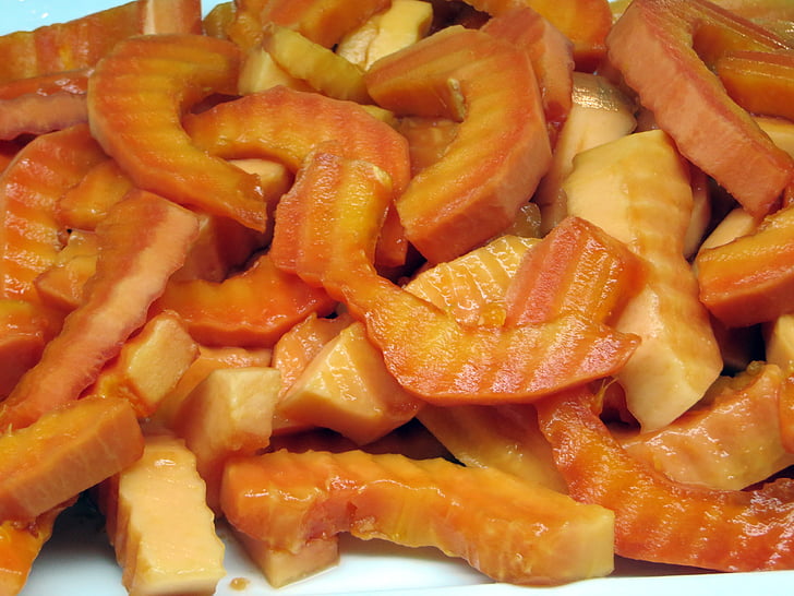 Papaya, Obst, exotische, exotische Früchte, süße