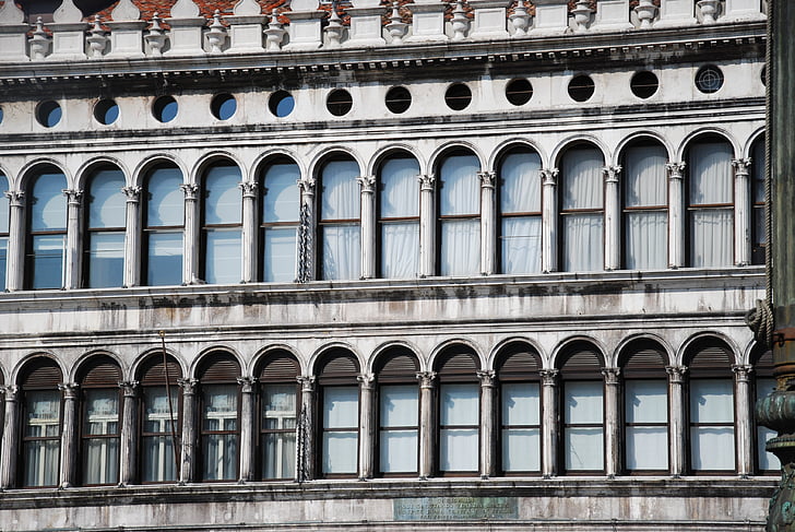 Πιάτσα, Βενετία, παράθυρο, αρχιτεκτονική, Ευρώπη, εξωτερικό κτίριο, διάσημη place