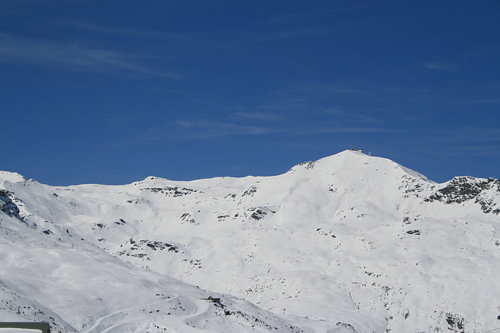 Val thorens, śnieg, góry, krajobraz, Natura, snowy