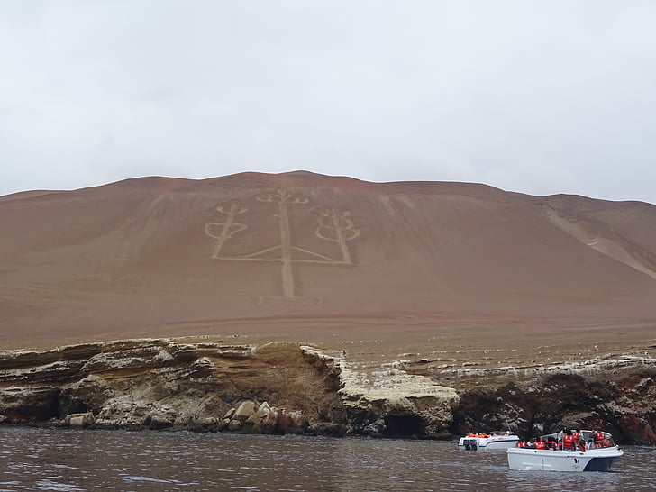 mistere, Peru, mare, hieroglific, desen, scris, pre-columbiene