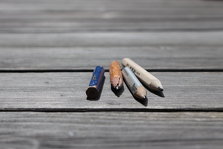 kuglepenne, farve, kreativitet, maling, forlade, kunst