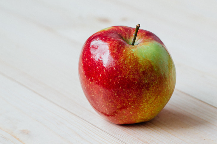แอปเปิ้ล, ผลไม้, สีแดง, อาหาร, มีสุขภาพดี, สดใหม่, อินทรีย์
