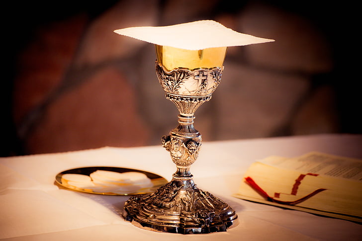 chalice, wine, prayer, mass, communion, religion, christian