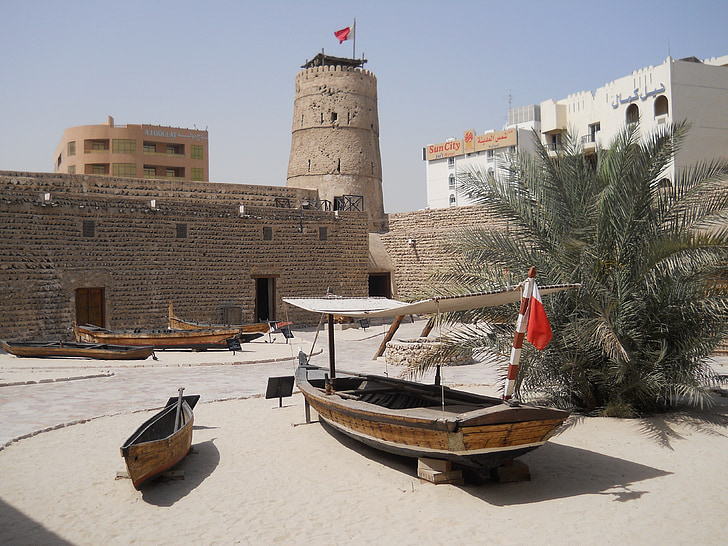 Múzeum, Dubai, Egyesült Arab Emírségek, arab, ősi, történelmi, történelmi