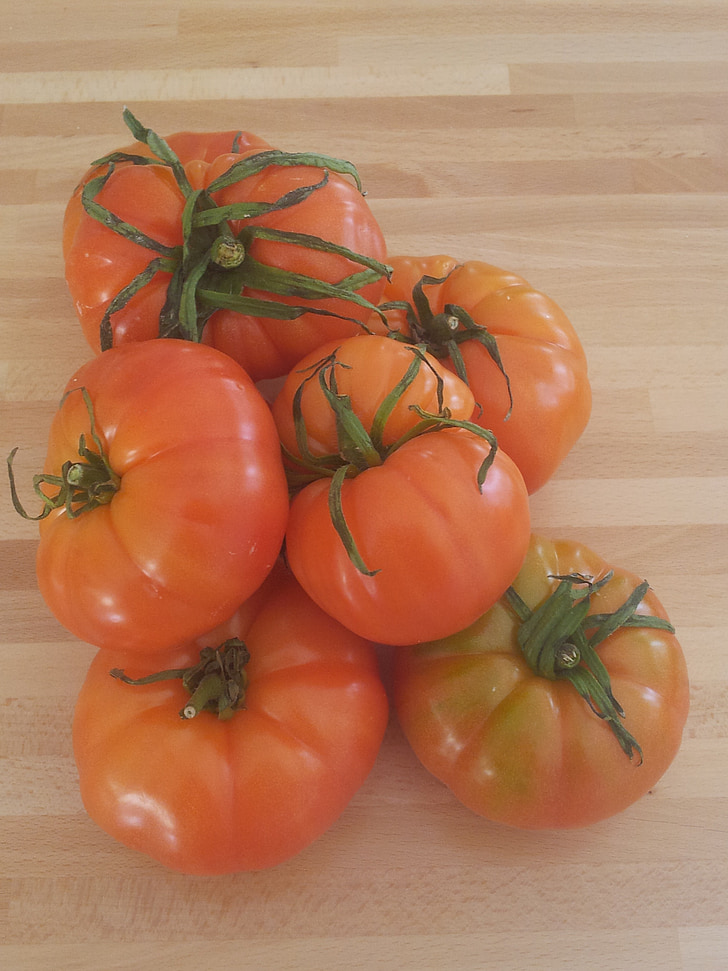 tomatid, tomat, toidu, taimne, värske, punane, värskuse
