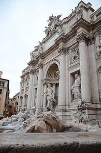 fontein, Trevi, Rome, Landmark, Italië, Europa, Roma